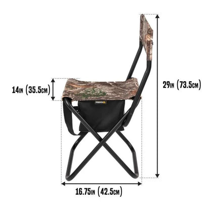 Allen camo stóll með baki