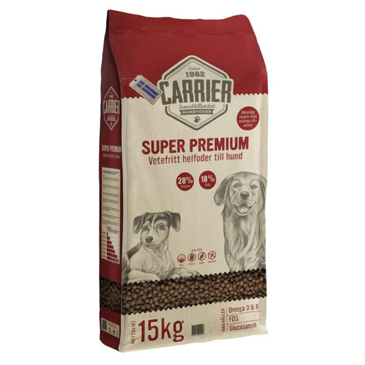 Carrier hundafóður Super Premium